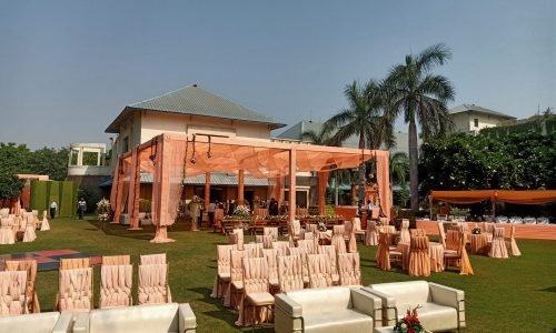 South Patio Club Gurgaon outdoor lawn for events and gatherings
