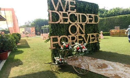 South Patio Club Gurgaon party venue setup for evening events